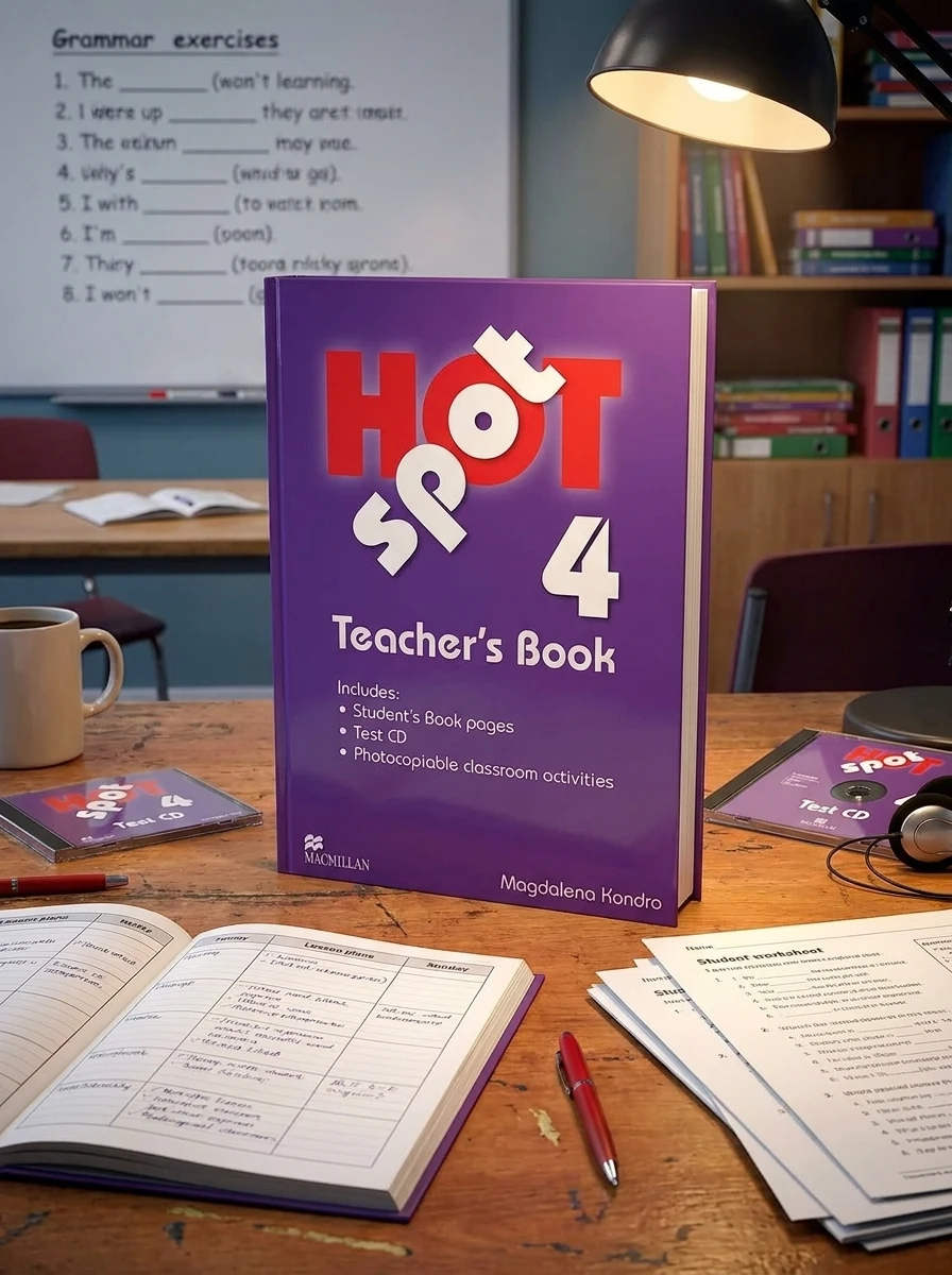 Hot Spot 4. Teacher's Book (+Test CD) — Вивчення мов