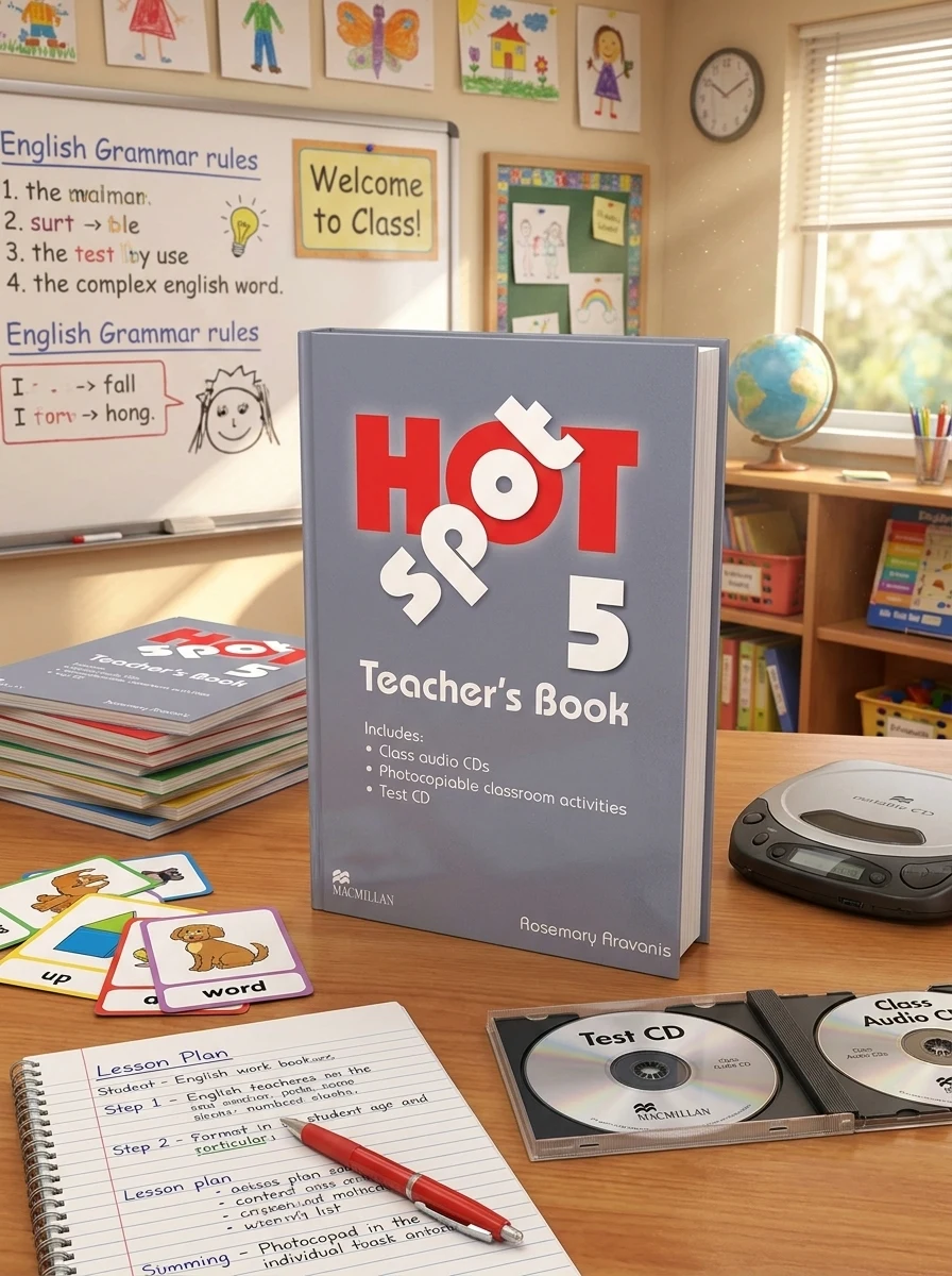 Hot Spot 5. Teacher's Book (+ Test CD + Audio CD) — Вивчення мов