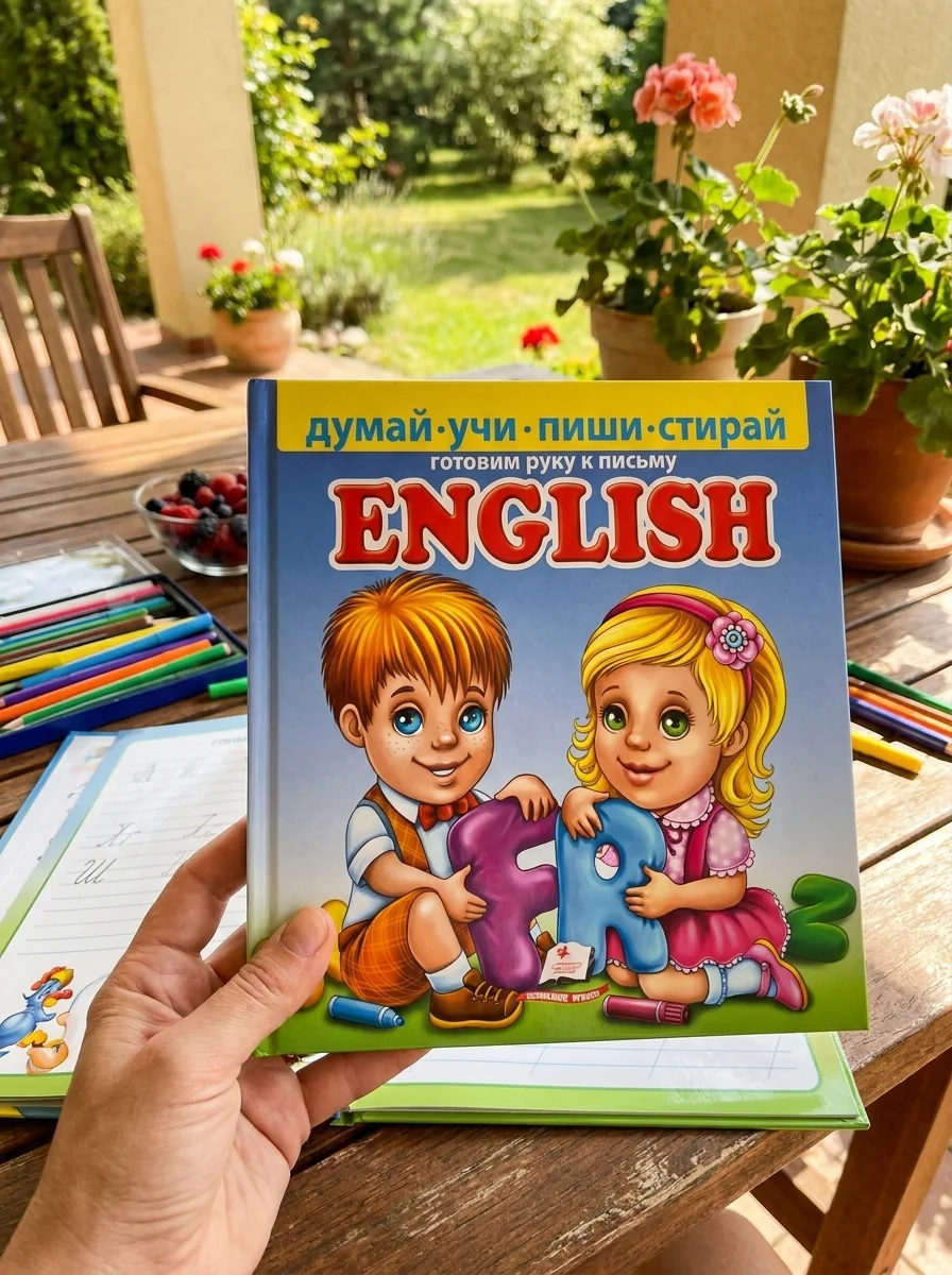 Готовим руку к письму English Пиши-стирай — Навчальна література