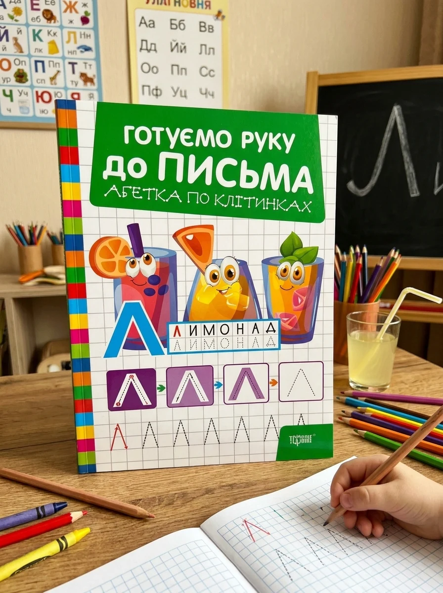 Готуємо руку до письма. Абетка по клітинках — Вивчення мов