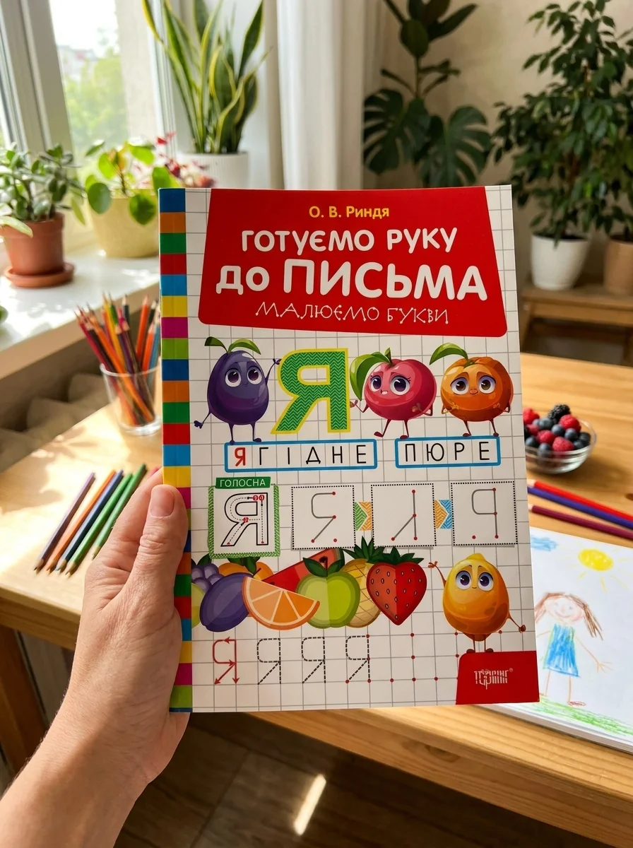 Готуємо руку до письма. Малюємо букви — Вивчення мов