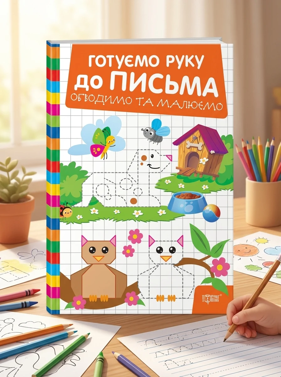 Готуємо руку до письма. Обводимо та малюємо — фото 2
