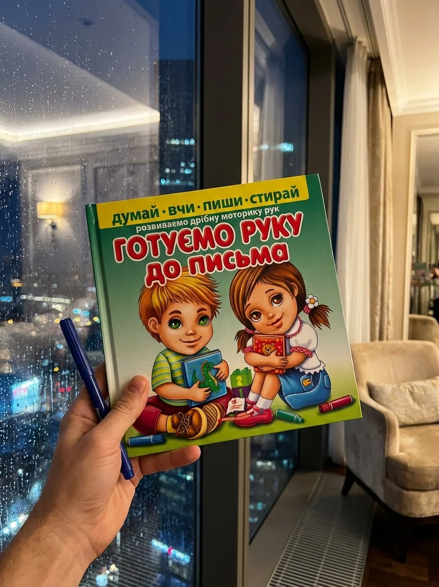 Готуємо руку до письма. Розвиваємо дрібну моторику рук + фломастер — Магомедова М., обкладинка