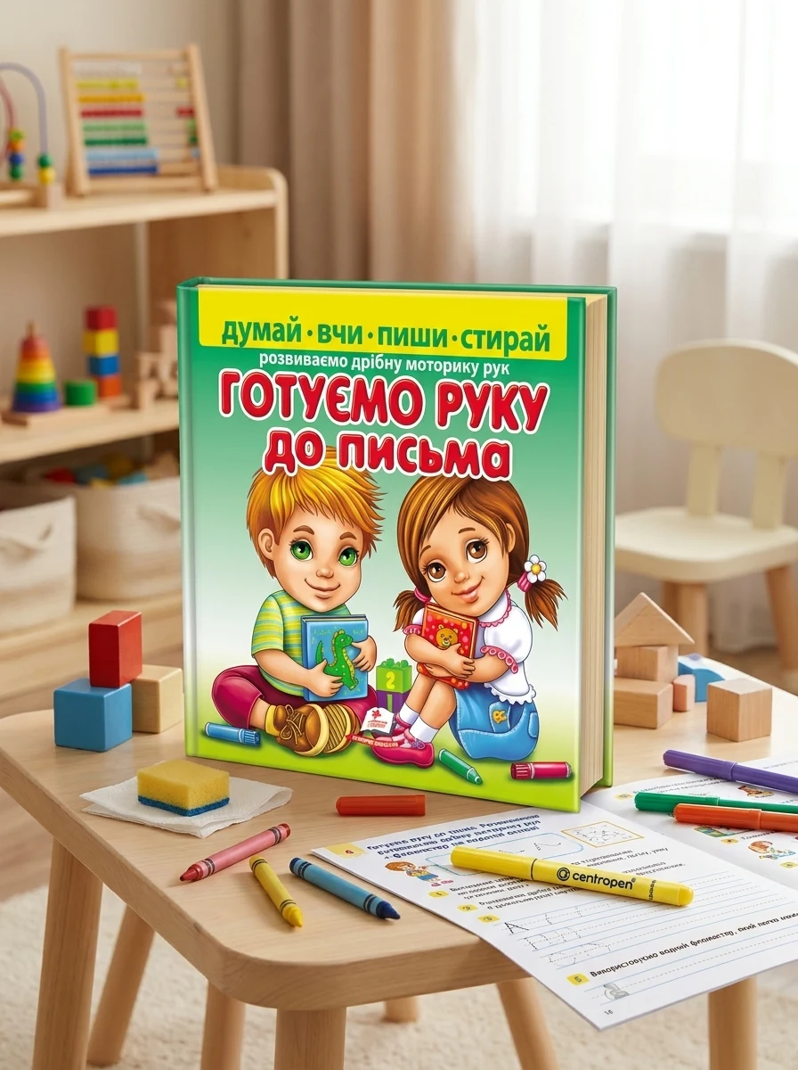 Готуємо руку до письма. Розвиваємо дрібну моторику рук + фломастер