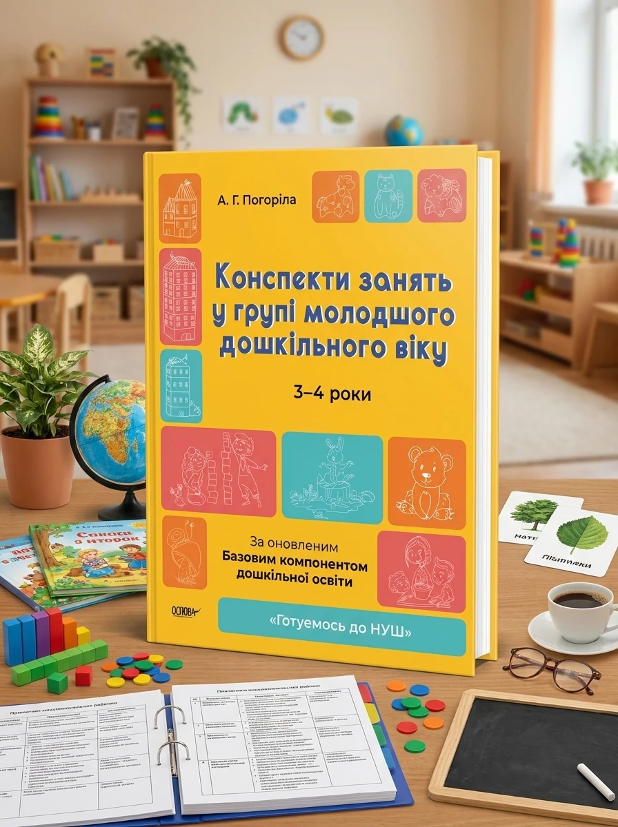 Готуємось до НУШ Конспекти занять у групі молодшого дошкільного віку 3-4 роки — Дитяча література