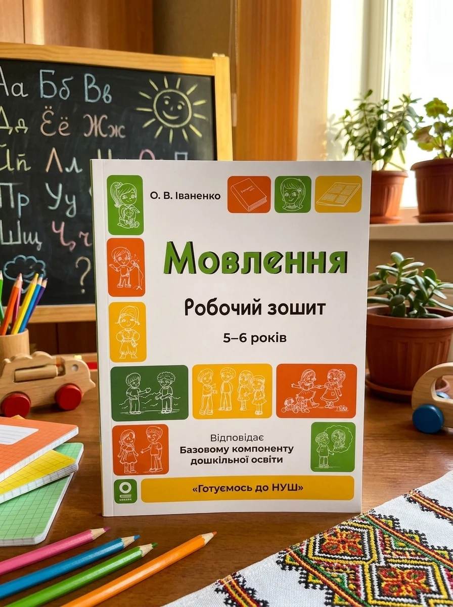 Готуємось до НУШ. Мовлення. Робочий зошит. 5-6 років — Книги