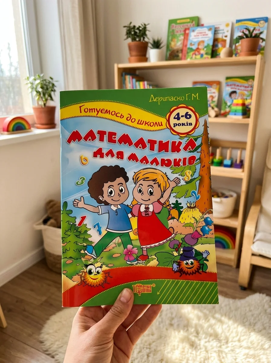 Готуємось до школи. Математика для малюків. 4-6 років — Розвивальні книги