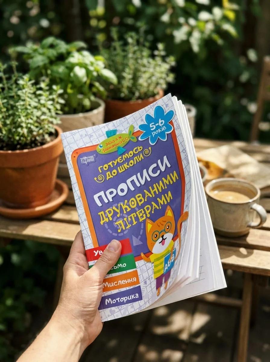 Готуємось до школи. Прописи друкованими літерами. 5-6 років — Антоніна Заїка, обкладинка
