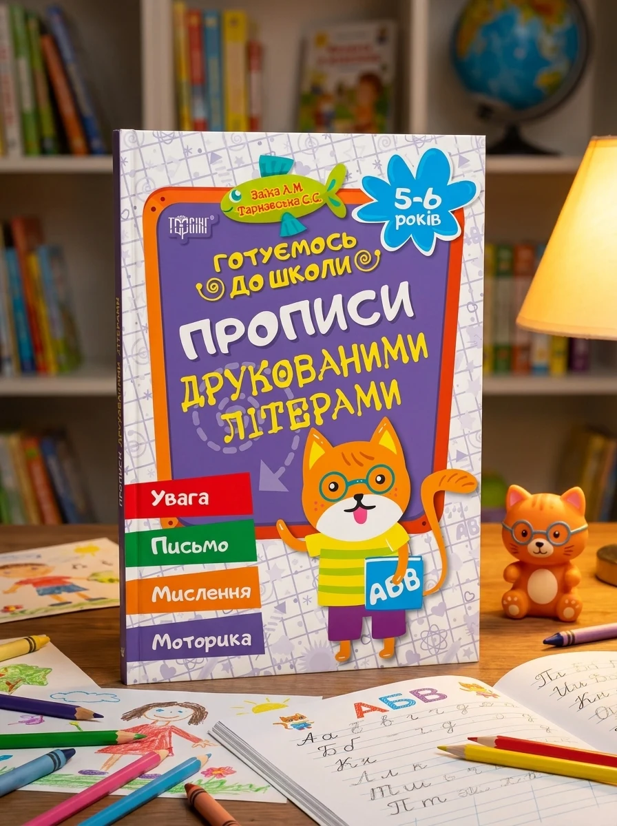 Готуємось до школи. Прописи друкованими літерами. 5-6 років — Антоніна Заїка, фото 2