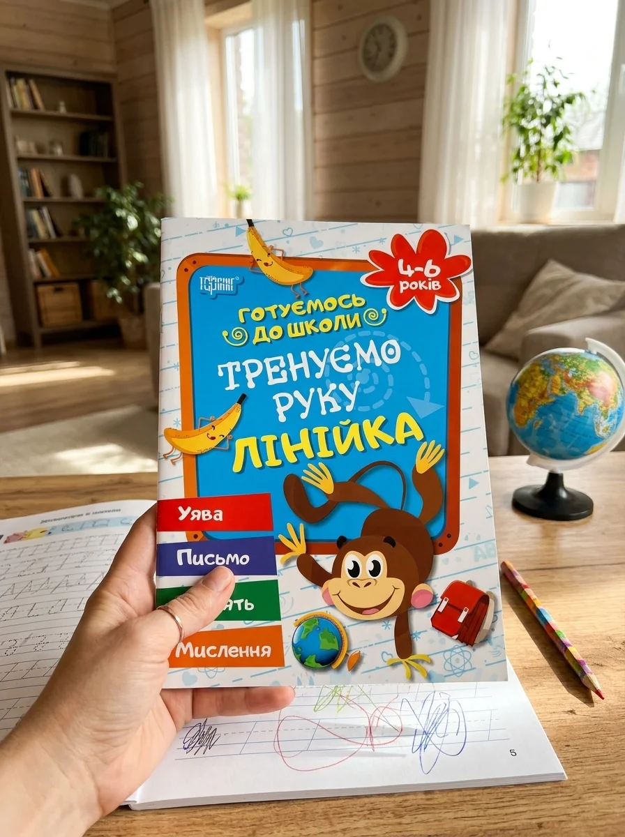 Готуємось до школи. Тренуємо руку. Лінійка. 4-6 років — Розвивальні книги