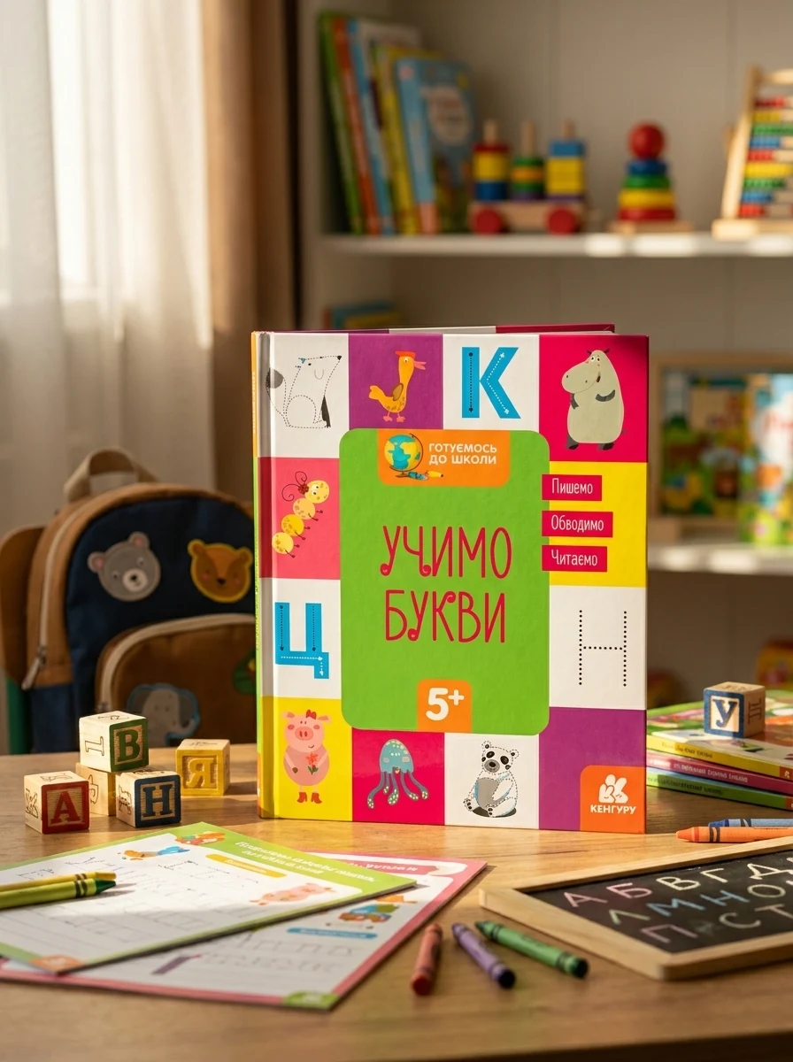 Готуємось до школи. Учимо букви
