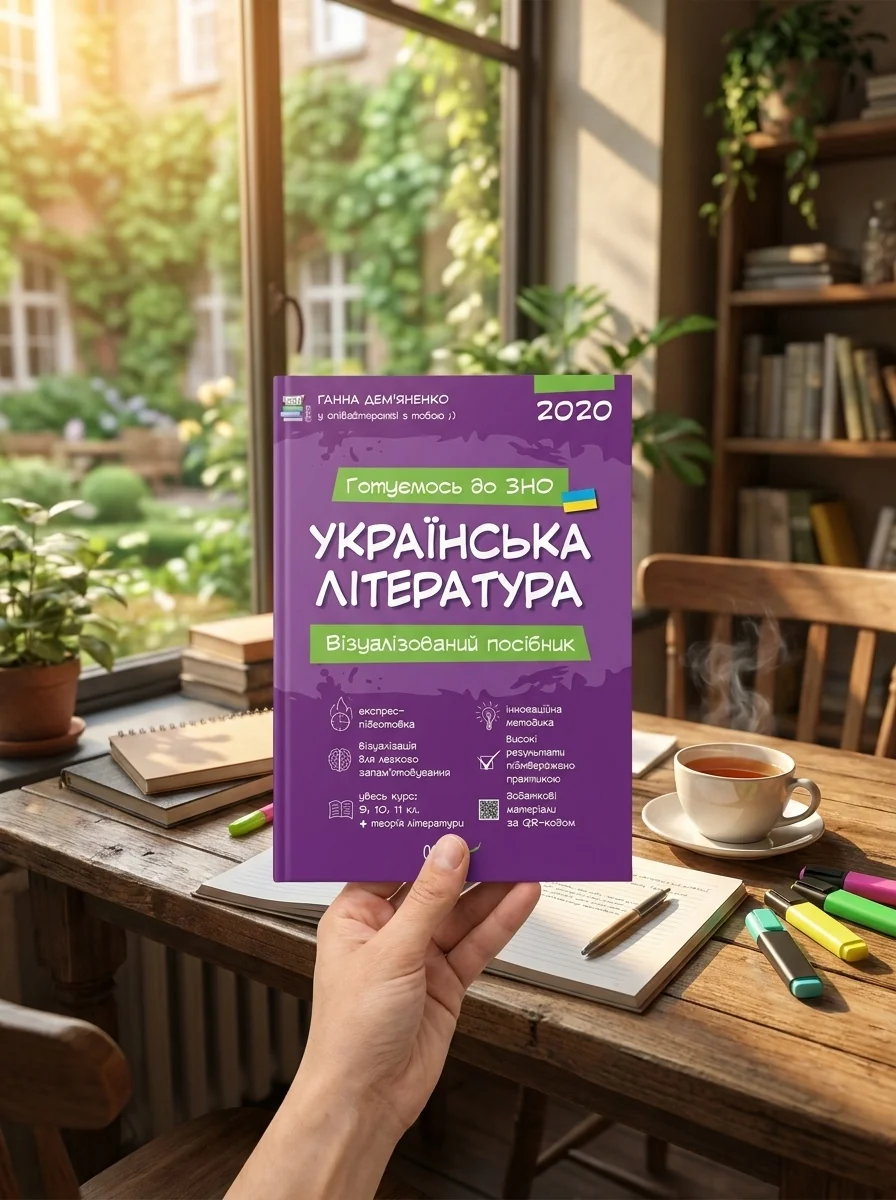 Готуємось до ЗНО. Українська література. Візуалізований посібник — Ганна Демʼяненко, фото 2