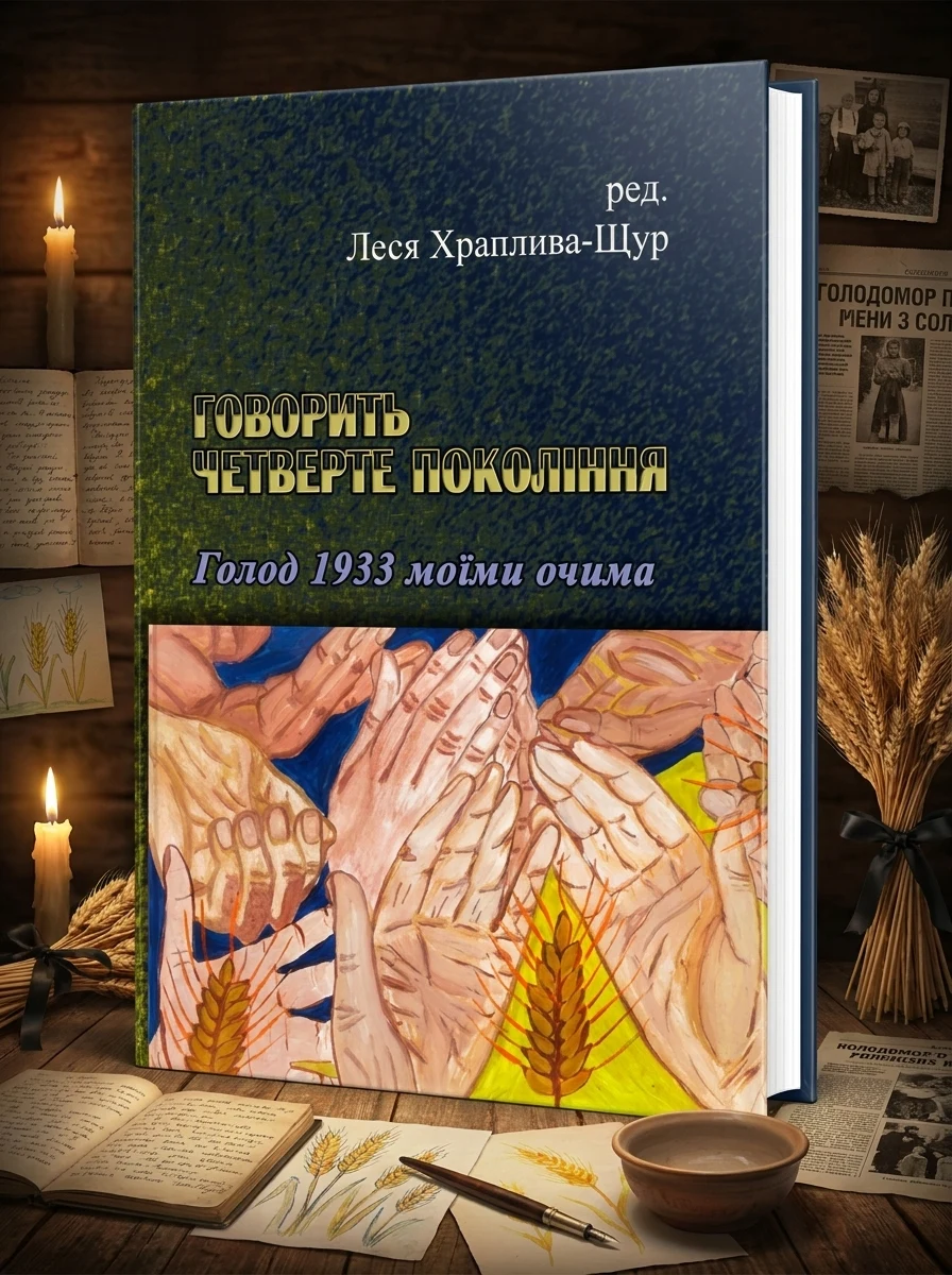 Говорить четверте покоління: Голод 1933 моїми очима — ред. Леся Храплива-Щур, обкладинка