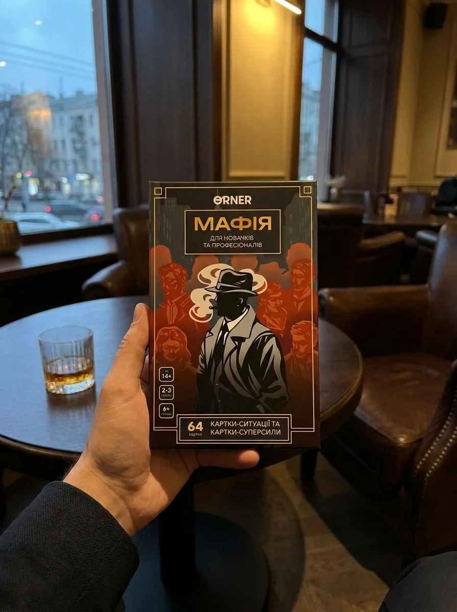 Гра для компанії "Мафія", обкладинка
