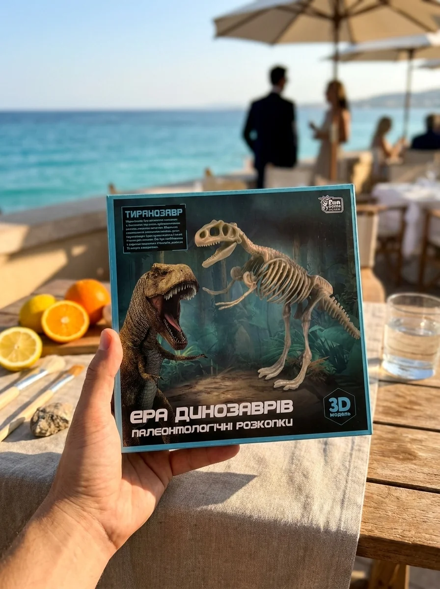 Гра Fun Game Розкопки, Ера динозаврів, Тиранозавр (83365), обкладинка