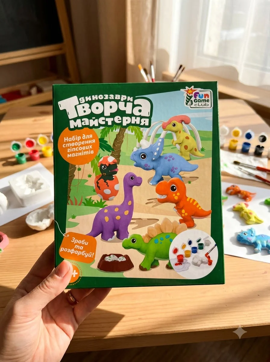 Гра FunGame Творча майстерня Динозаври (42965), обкладинка
