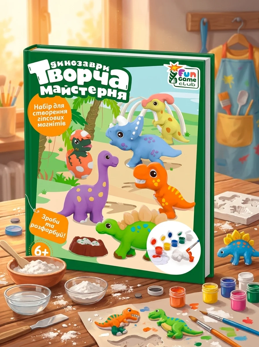 Гра FunGame Творча майстерня Динозаври (42965)