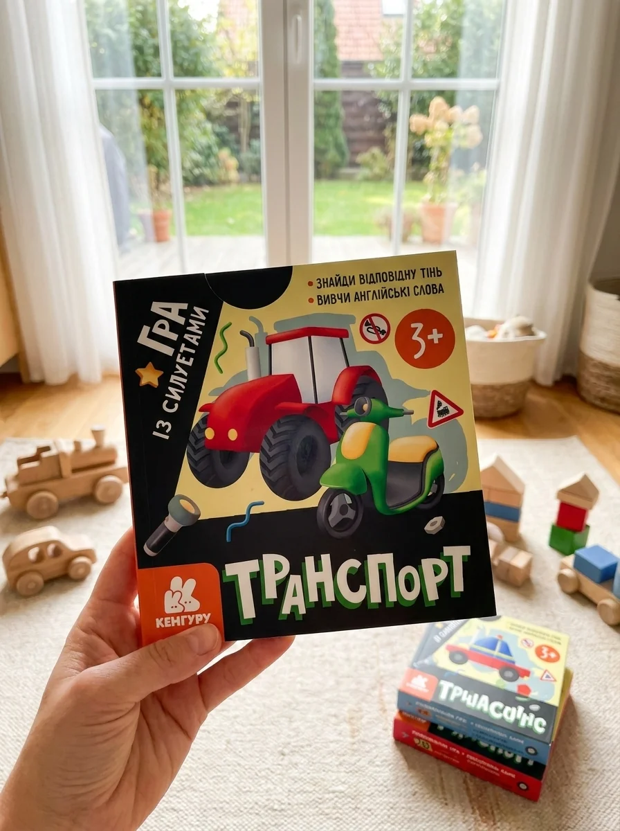 Гра із силуетами. Транспорт — Дитяча література