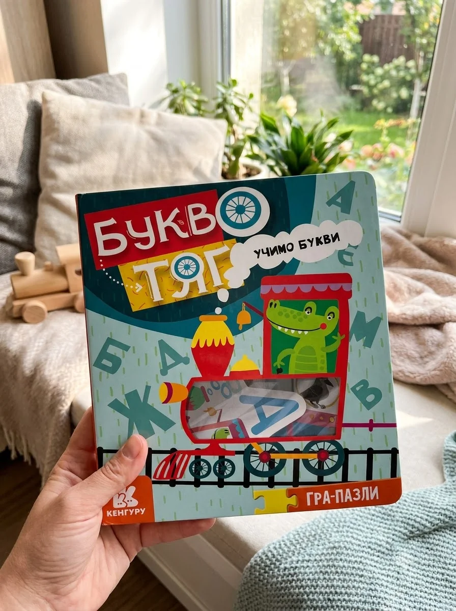 Гра-Пазли. Звіропоїзд. Учимо букви — Вивчення мов
