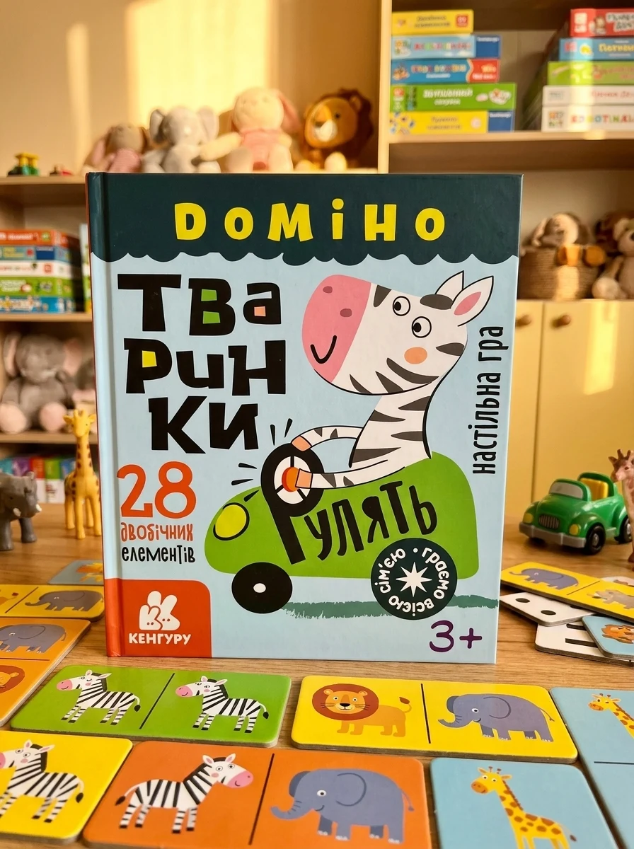 Гра у подарунок. Доміно. Тваринки рулять — Книги