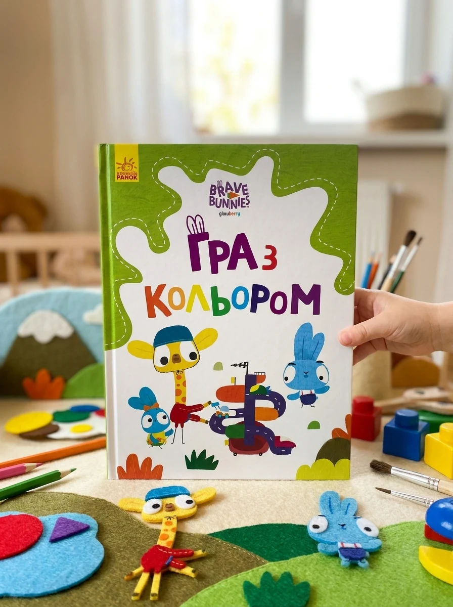 Гра з кольором. Дружні прогулянки зайцесім'ї — фото 2