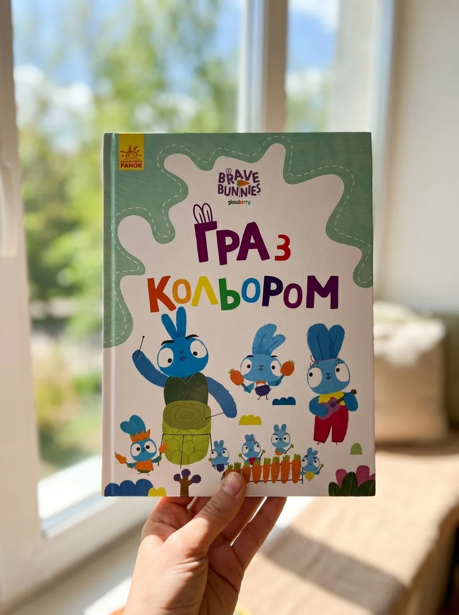 Гра з кольором. Подорож зайцебусом — Дитяча література