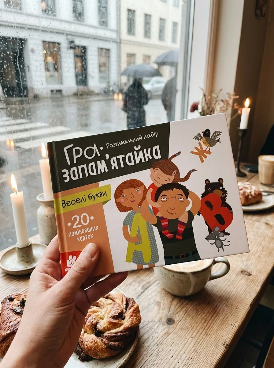 Гра-запам'ятайка. Веселі букви — Вивчення мов
