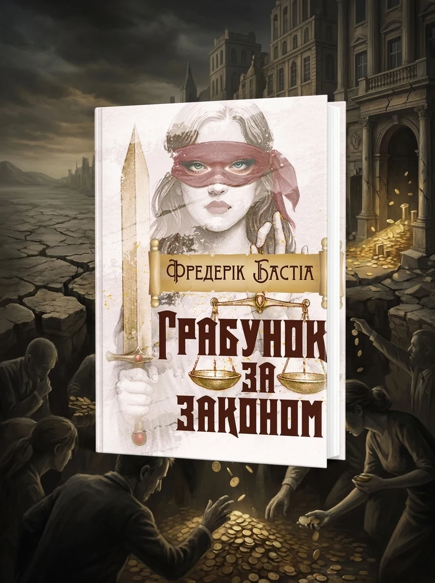 Грабунок за законом — Фредерік Бастіа, обкладинка
