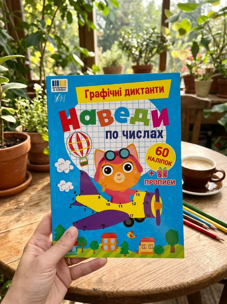 Графічні диктанти. Наведи по числах — Ірина Цибань, обкладинка