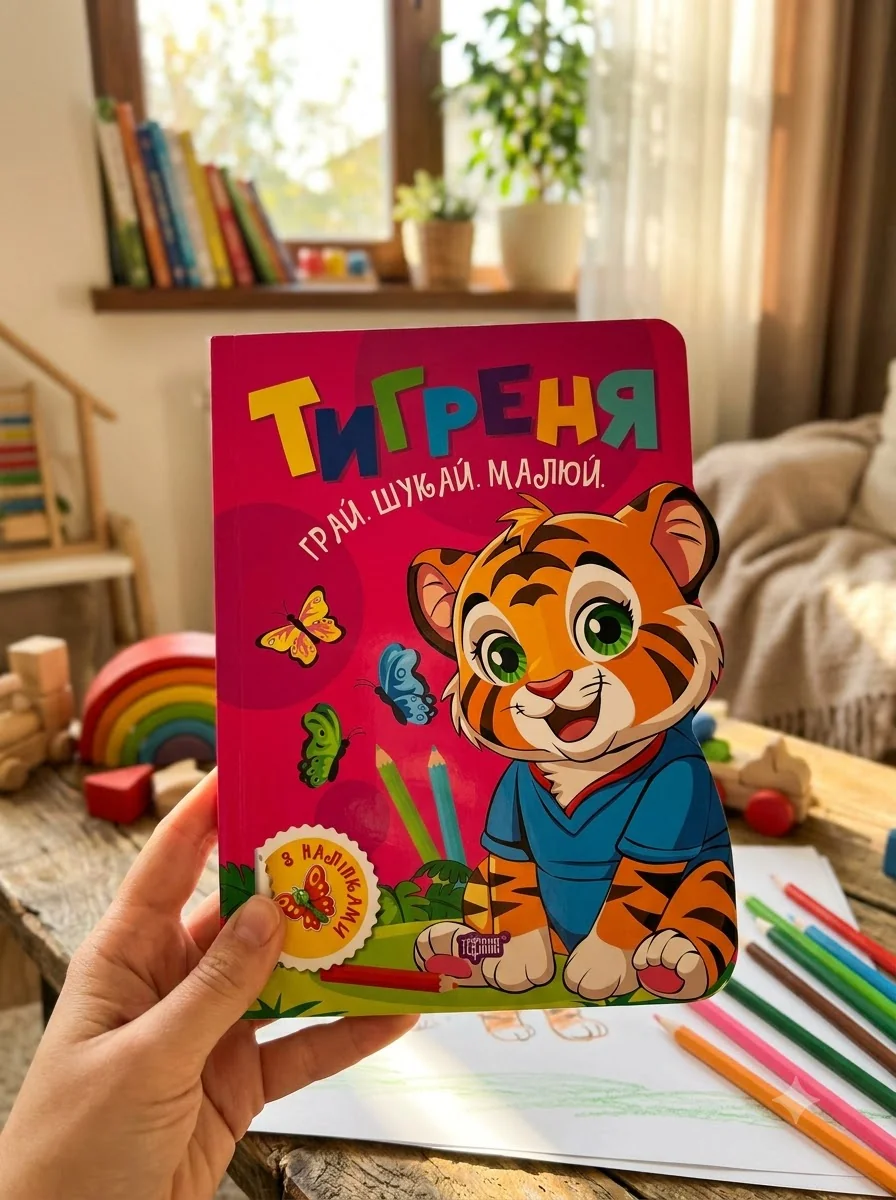 Грай. Шукай. Малюй. Тигреня — Дитяча література