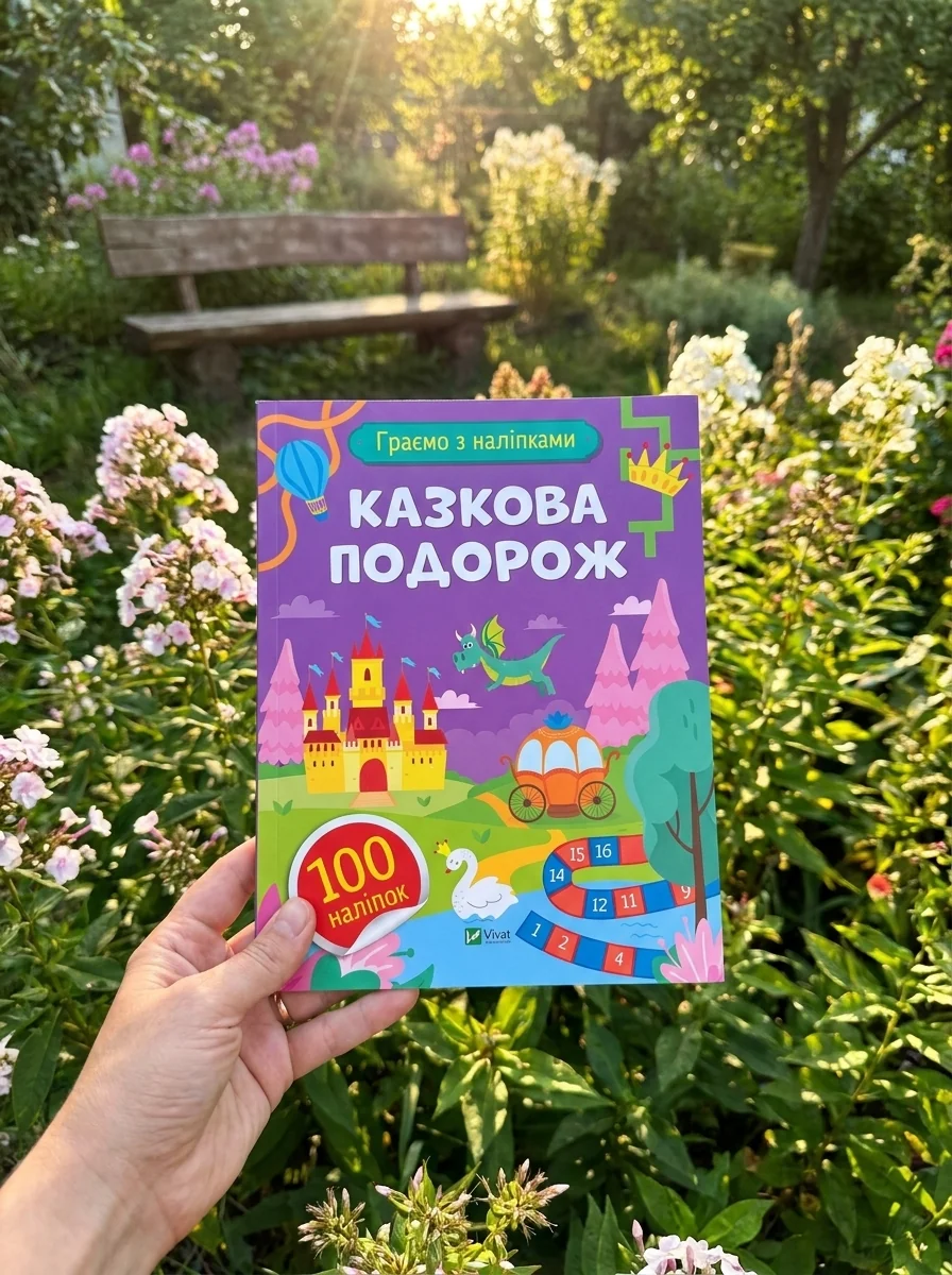 Граємо з наліпками. Казкова подорож — Ольга Шевченко, обкладинка