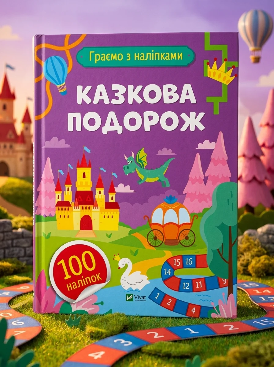 Граємо з наліпками. Казкова подорож — Книги