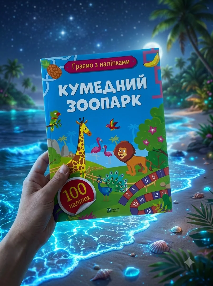 Граємо з наліпками. Кумедний зоопарк. 100 наліпок — Ольга Шевченко, фото 2