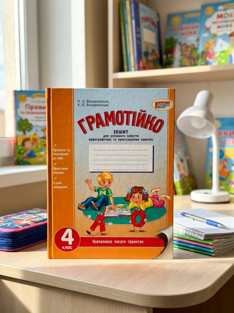 Грамотійко. 4 клас. Зошит для успішного набуття орфографічних та пунктуаційних навичок — Вивчення мов