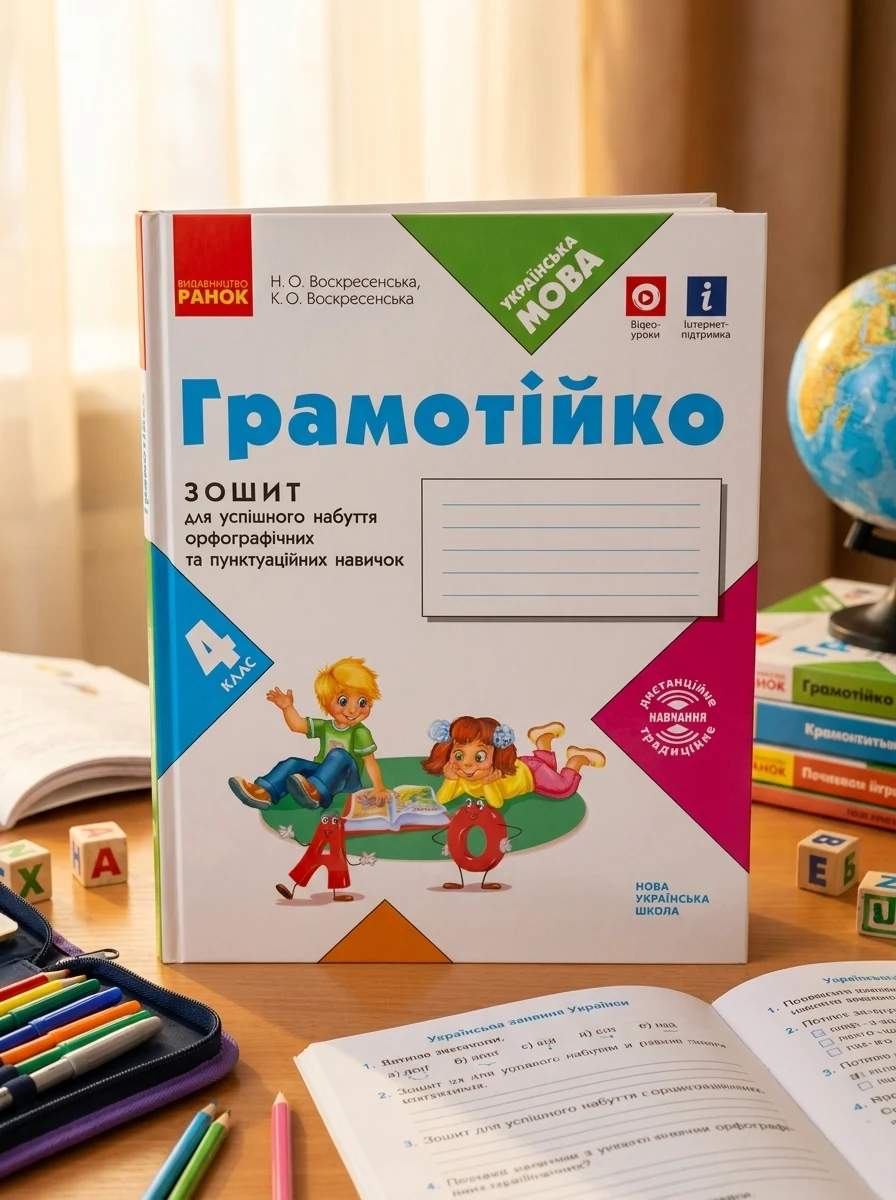 Грамотійко. 4 клас. Зошит для успішного набуття орфографічних та пунктуаційних навичок — Вивчення мов