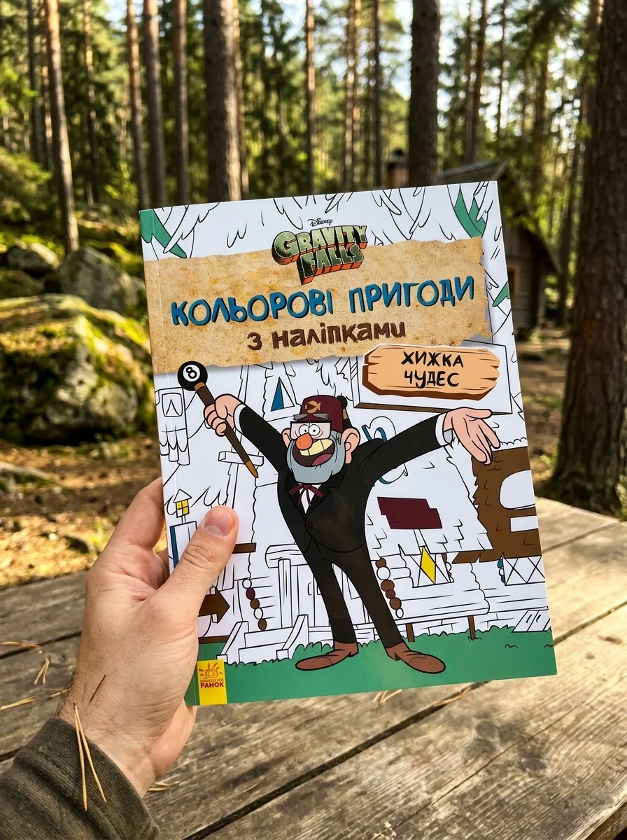 Гравіті Фолз. Хижка Чудес. Кольорові пригоди з наліпками — фото 2