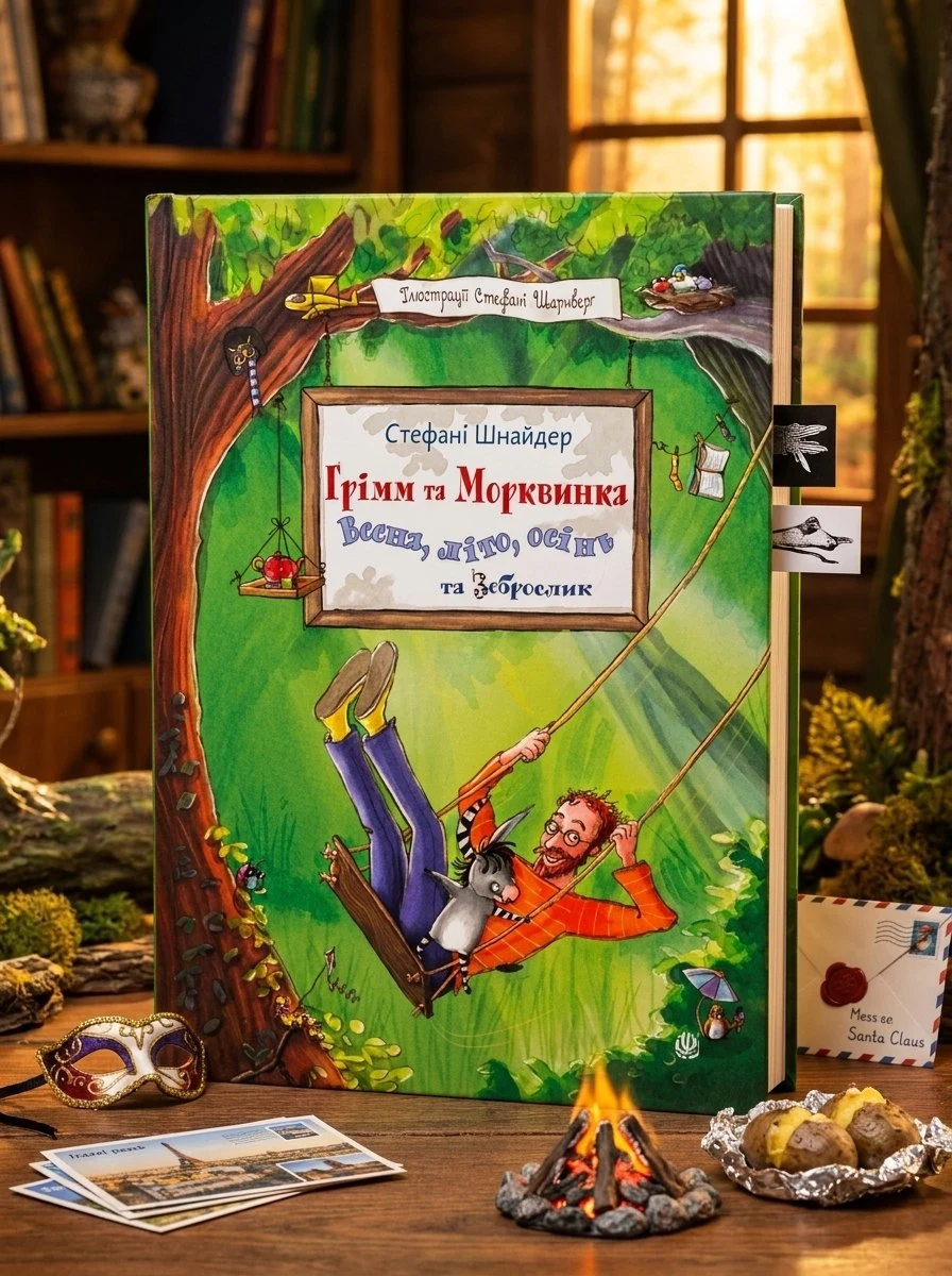 Грімм та Морквинка. Весна, літо, осінь та зеброслик. Книга 2 — Стефані Шнайдер, фото 2