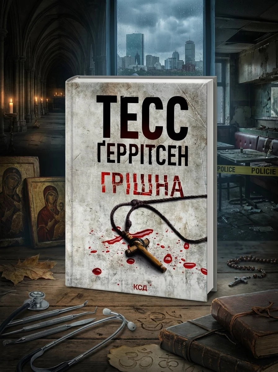 Грішна. Ріццолі та Айлс. Книга 3 — Тесс Ґеррітсен, обкладинка