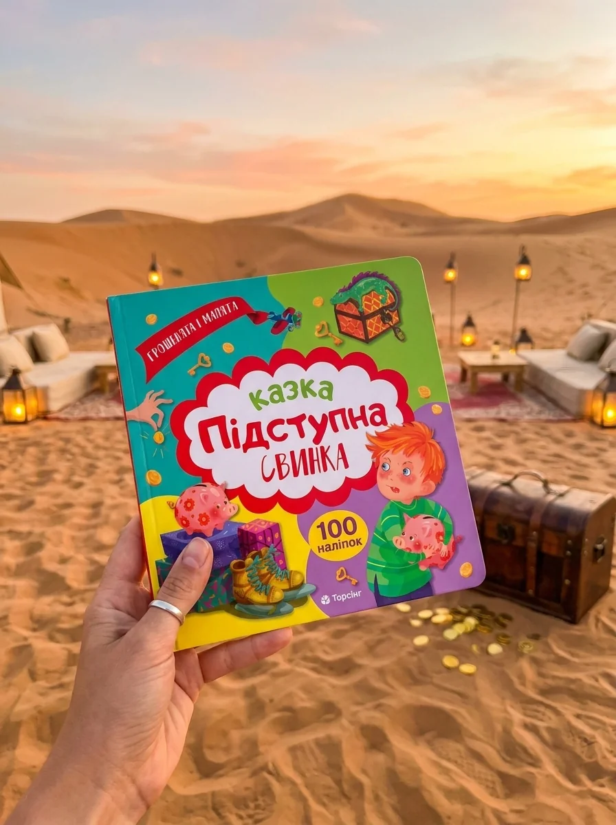 Грошенята і малята. Підступна свинка. 100 наліпок — Розвивальні книги