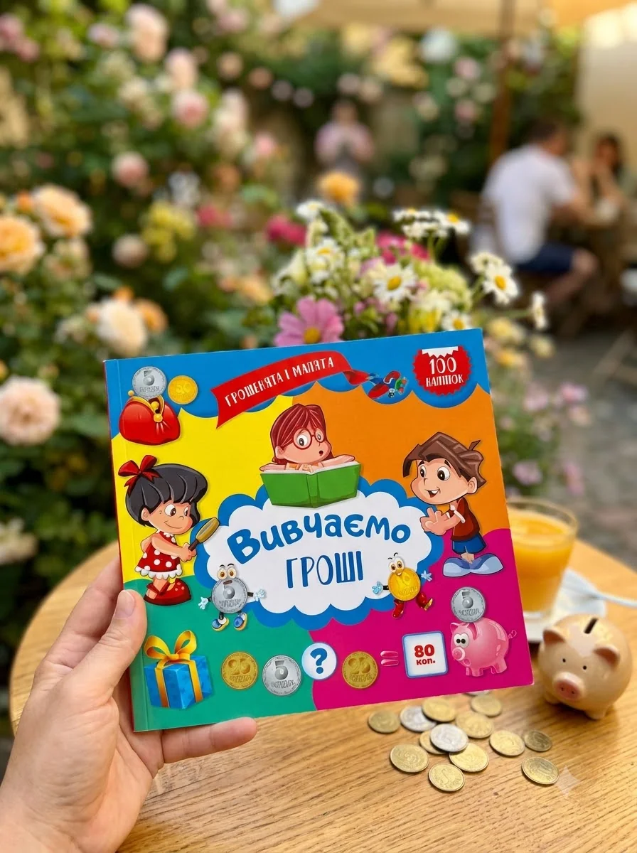Грошенята і малята. Вивчаємо гроші. 100 наліпок — фото 2
