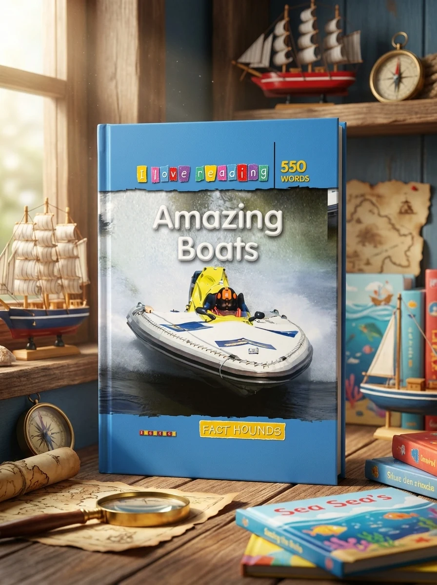 I Love Reading. 550 Words. Amazing Boats