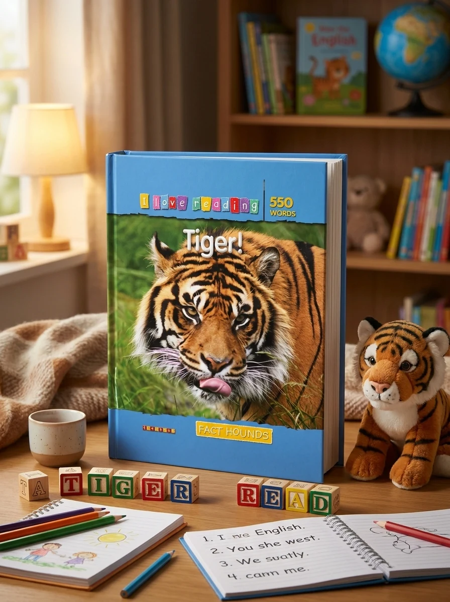 I Love Reading. 550 Words. Tiger! — Дитяча література
