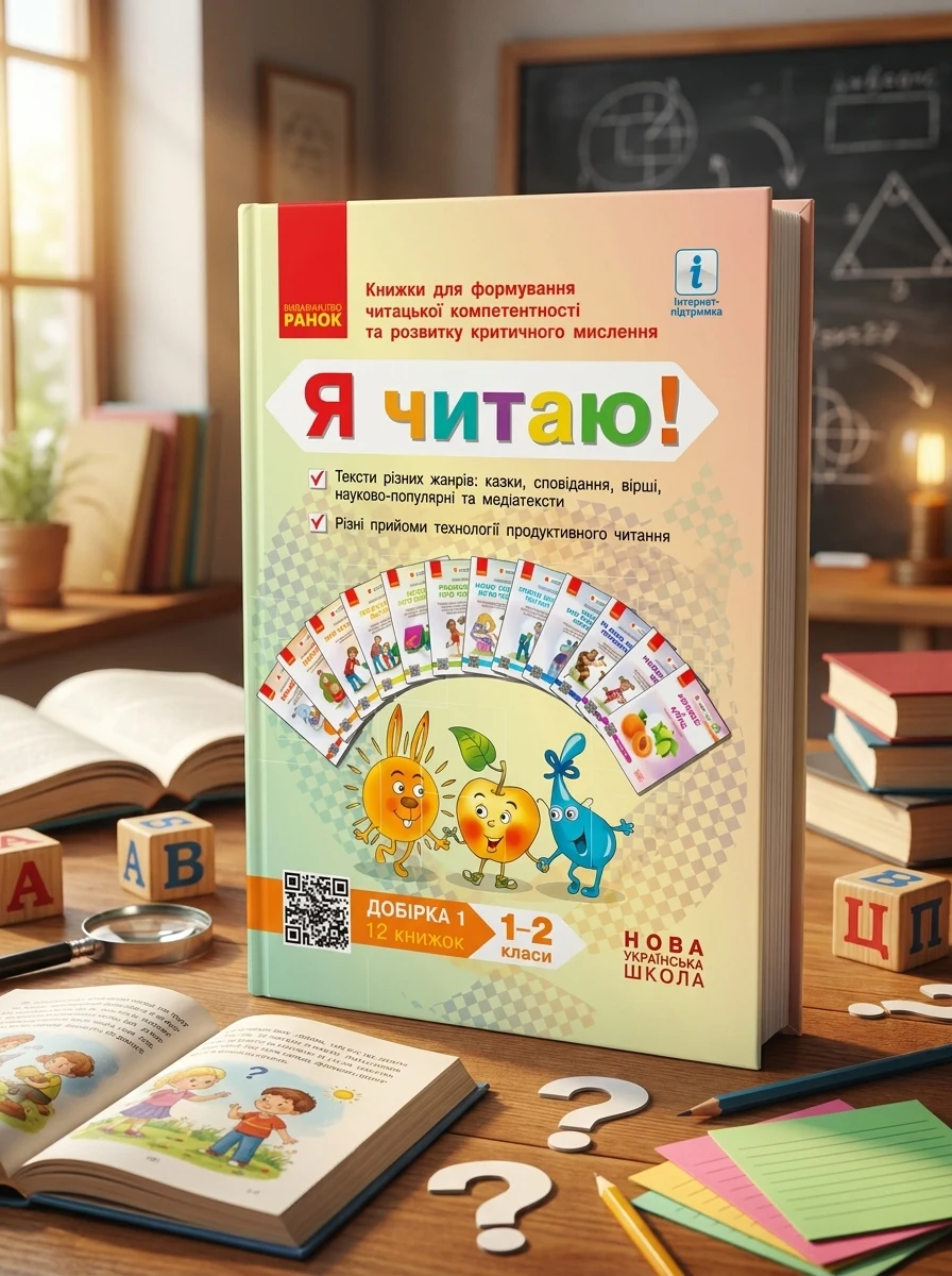 Я читаю! Книжки для формування читацької компетентності та розвитку критичного мислення. 1-2 класи. Добірка 1. 12 книжок, — Вивчення мов