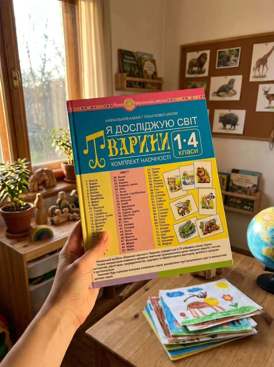Я досліджую світ. 1-4 класи. Тварини. Комплект наочності