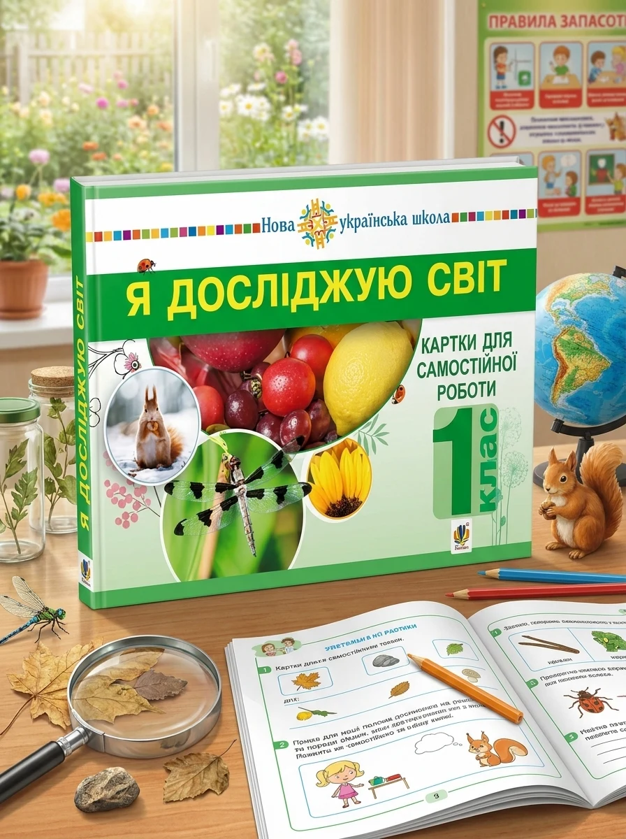 Я досліджую світ. 1 клас. Картки для самостійної роботи. Частина 1 — Дитяча література