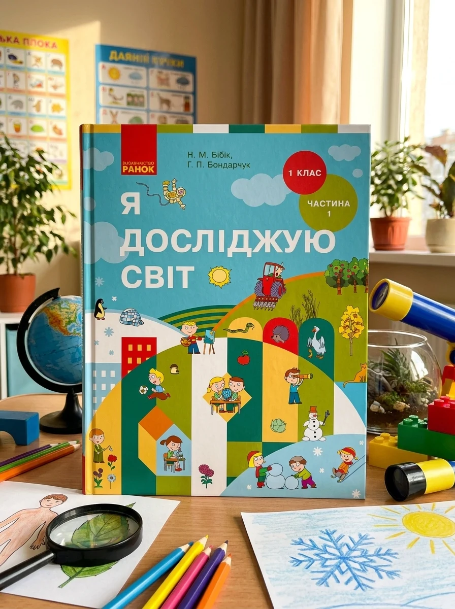 Я досліджую світ. 1 клас. Підручник інтегрованого курсу. Частина 1 — Вивчення мов