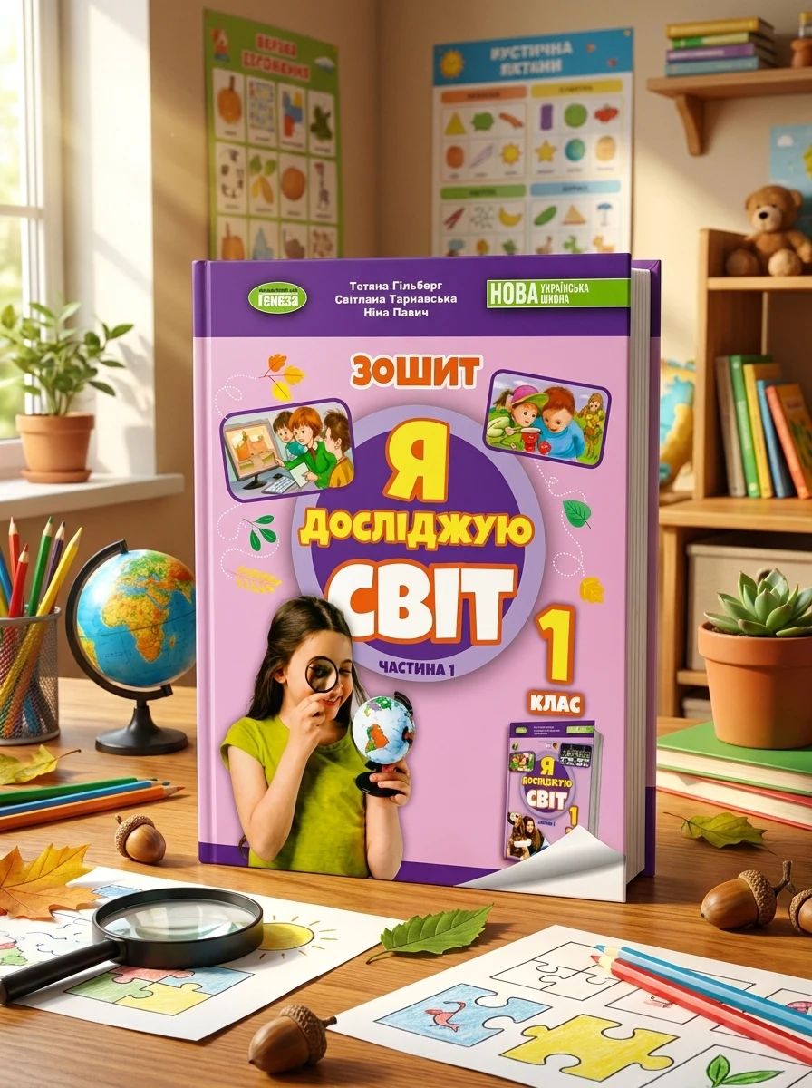 Я досліджую світ 1 клас. Робочий зошит з інтегрованого курсу. Частина 1 — Вивчення мов