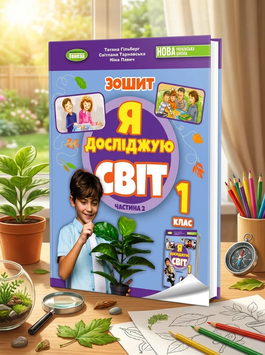 Я досліджую світ 1 клас. Робочий зошит з інтегрованого курсу. Частина 2 — Вивчення мов