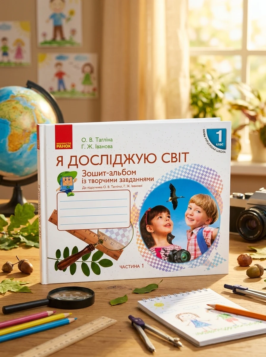 Я досліджую світ. 1 клас. Зошит-альбом із творчими завданнями. Частина 1 — Дитяча література