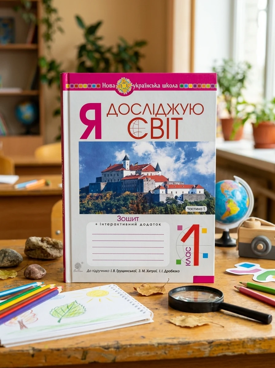 Я досліджую світ. 1 клас. Зошит. Частина 1. (до підручника Грущинської І.В. та ін.) — фото 2